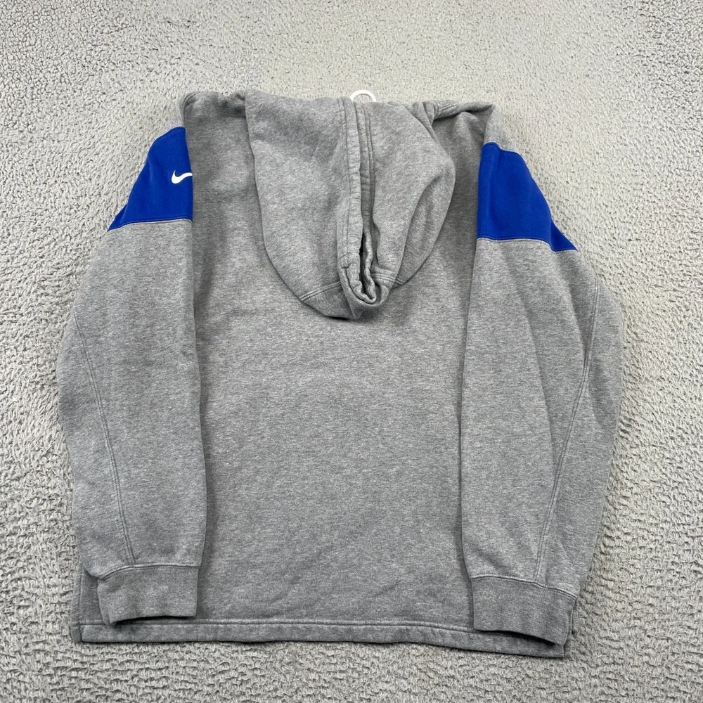 Buffalo Bills NFL Team Apparel Pullover Fleece Swoosh Nike Hoodie Mens S Gray